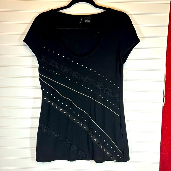 New Direction Black Women’s Top Size L - Picture 1 of 4